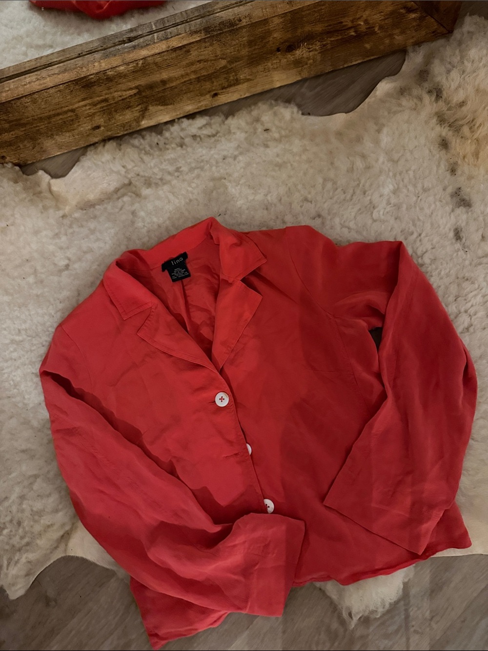 VTG SILK coral top✨